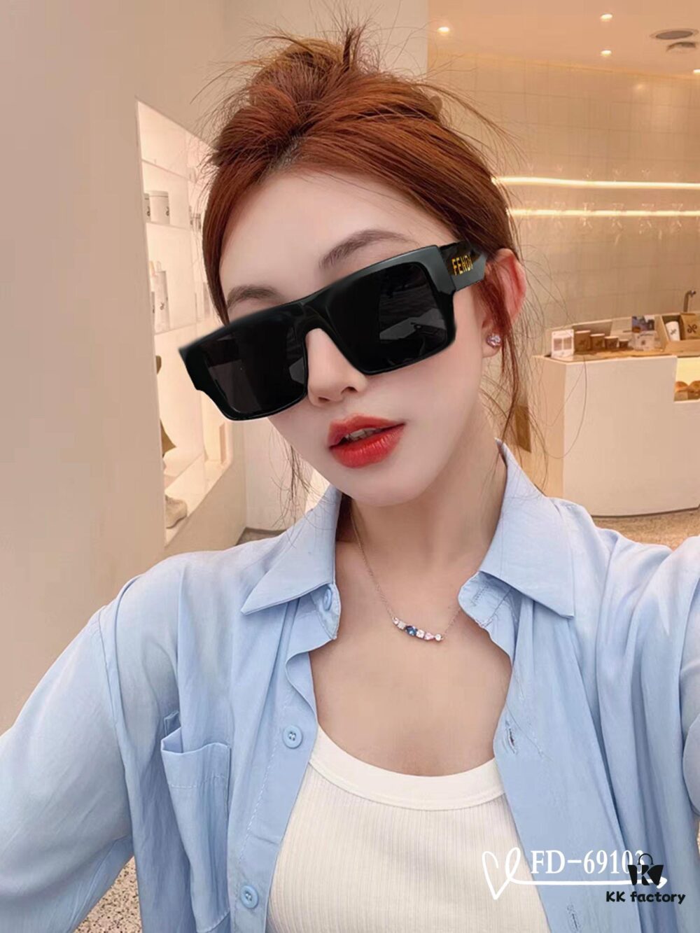 Italian FENDI Sunglasses with Polarized Lenses