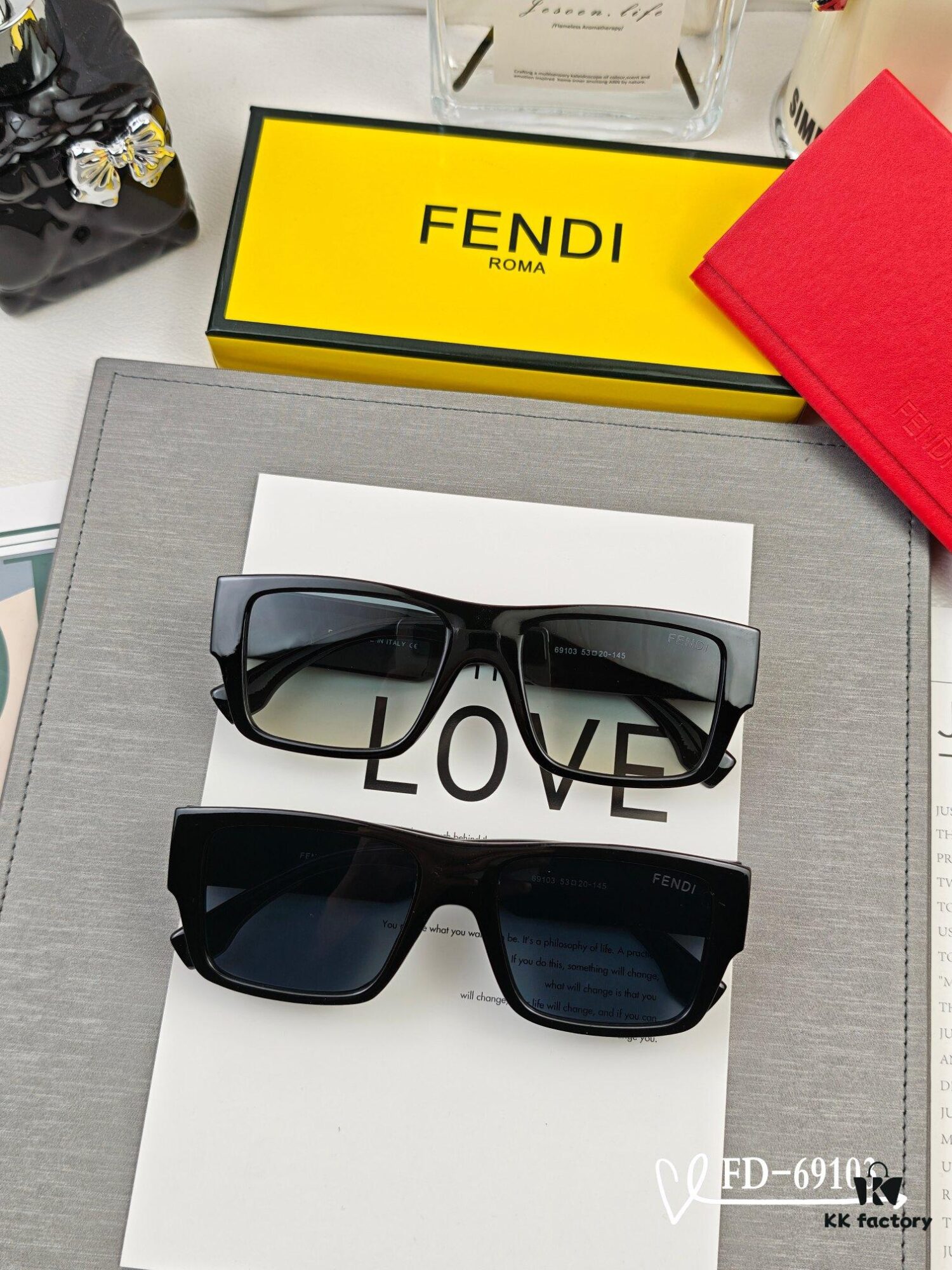 Italian FENDI Sunglasses with Polarized Lenses