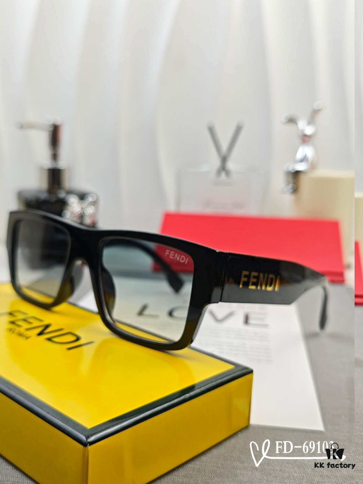 Italian FENDI Sunglasses with Polarized Lenses