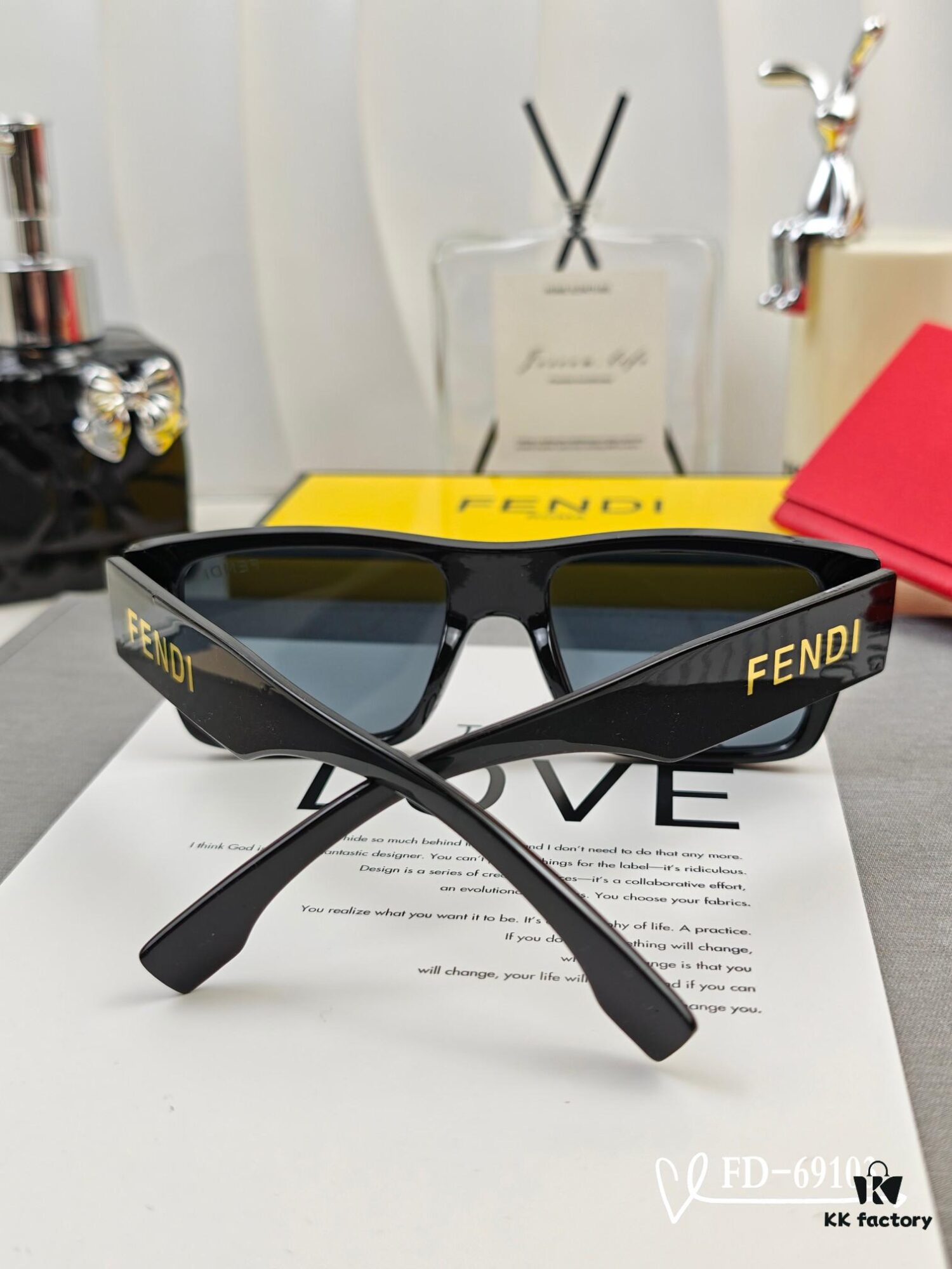 Italian FENDI Sunglasses with Polarized Lenses