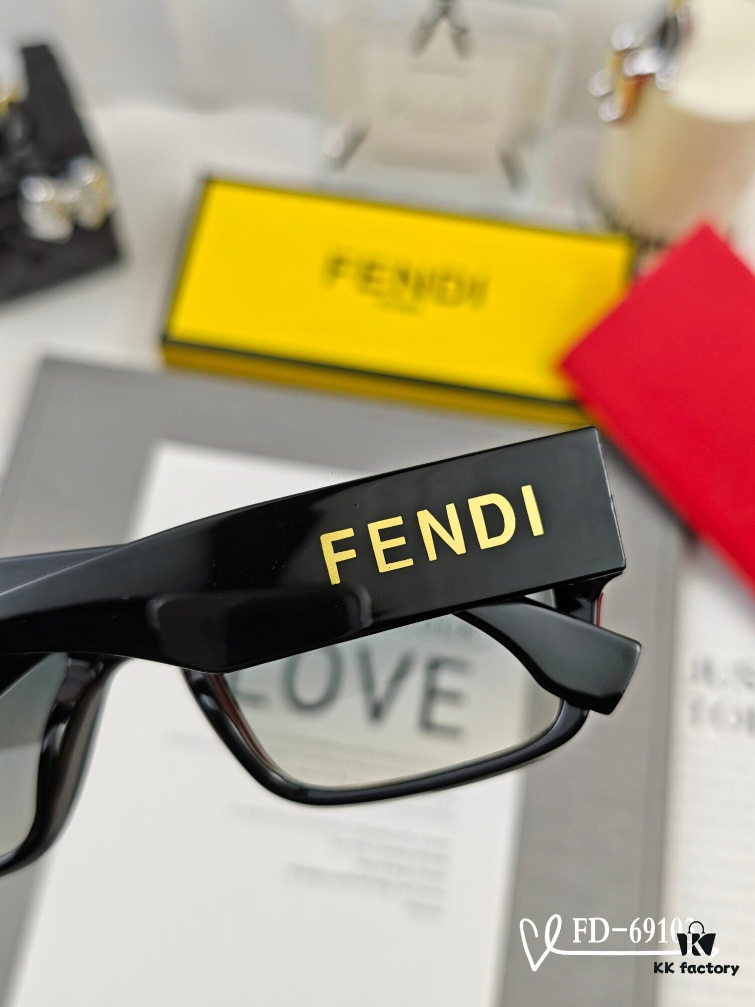 Italian FENDI Sunglasses with Polarized Lenses