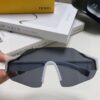 Fendi Running Glasses for Cycling and Marathon Sports, Unisex Outdoor Windproof Sunglasses with Oversized Frame