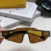 Fendi Running Glasses Cycling Marathon Sports Goggles Unisex Outdoor Windproof Sunglasses Large-Frame Sun Glasses