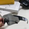 Fendi Running Glasses for Cycling and Marathon, Unisex Outdoor Windproof Sunglasses, Large Frame Sun Protection Eyewear