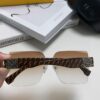 FENDI 2024 Spring New Arrival Trendy Fashion Square Polarized Sunglasses for Women, High-Quality Comfortable Wear, Influencer Favorite UV Protection Shades