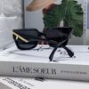FENDI 2024 New Logo Design Minimalist Fashion Women's Sunglasses with Seamless Mirror Lenses
