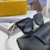 FENDI 2024 New Logo Design Minimalist Fashion Women's Sunglasses with Seamless Mirror Lenses