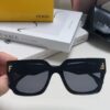 FENDI 2024 New Logo Design Minimalist Fashion Women's Sunglasses with Seamless Mirror Lenses