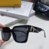 FENDI 2024 New Logo Design Minimalist Fashion Women's Sunglasses with Seamless Mirror Lenses