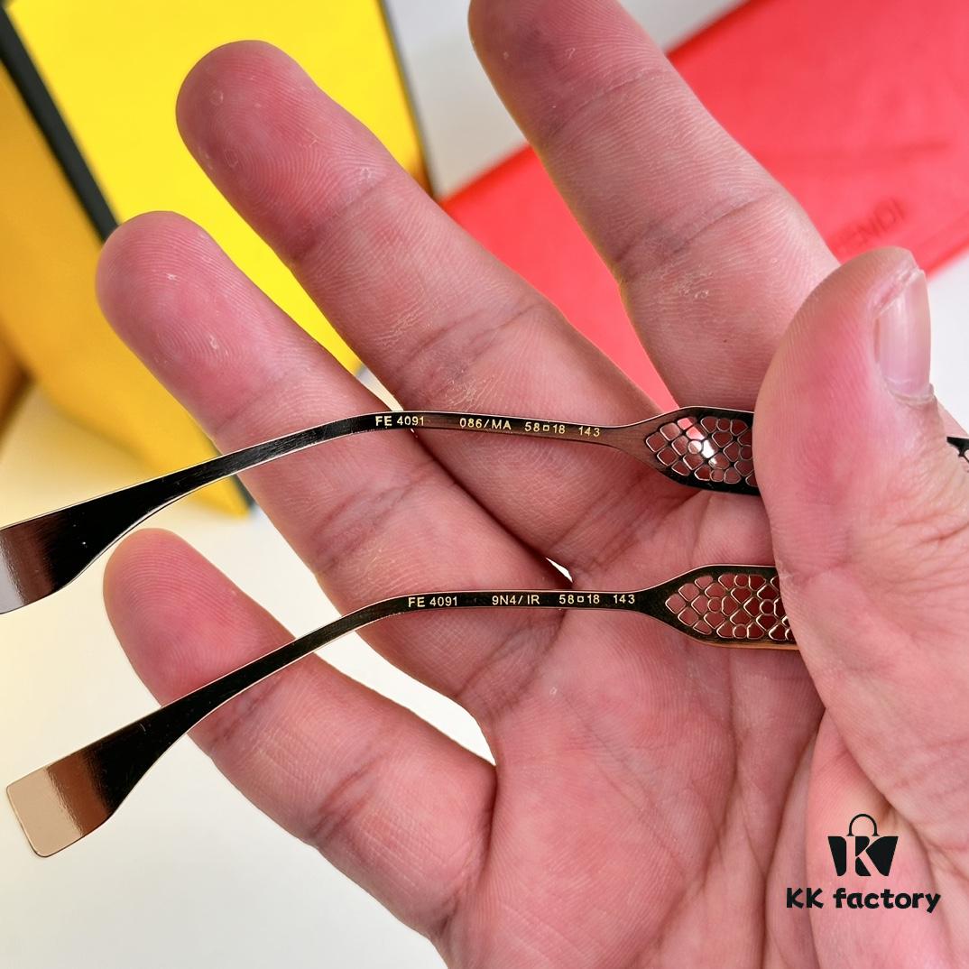 140‼️FENDI ✨✨✨ MODEL: FE 4091 ✨✨ SIZE: 58□18-143 ✨✨✨ Eyeglasses Sunglasses