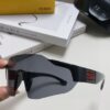 Fendi Running Glasses for Cycling and Marathon, Unisex Outdoor Windproof Sunglasses with Large Frame