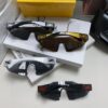 Fendi Running Glasses for Cycling and Marathon, Unisex Outdoor Windproof Sunglasses, Large Frame Sunglasses
