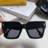 Fendi 2024 Latest Model Sunglasses, Letter-Logo Round Square UV-Protection Unisex Sunglasses for Men and Women