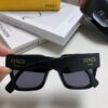 Fendi 2024 Latest Model Sunglasses, Letter-Logo Round Square UV-Protection Unisex Sunglasses for Men and Women