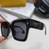 Fendi 2024 Latest Model Sunglasses, Letter-Logo Round Square UV-Protection Unisex Sunglasses for Men and Women