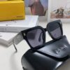 Fendi 2024 Latest Model Sunglasses, Letter-Logo Round Square UV-Protection Unisex Sunglasses for Men and Women