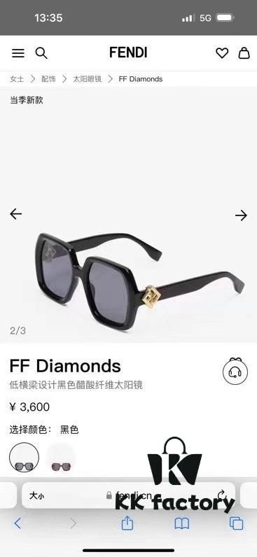 FENDI FE40139I 53□21-135 Sunglasses
