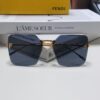 Fendi 2024 New Arrival Exquisite F Diamond Metal Square Frameless Sunglasses Unisex UV Protection Shades FE4082US