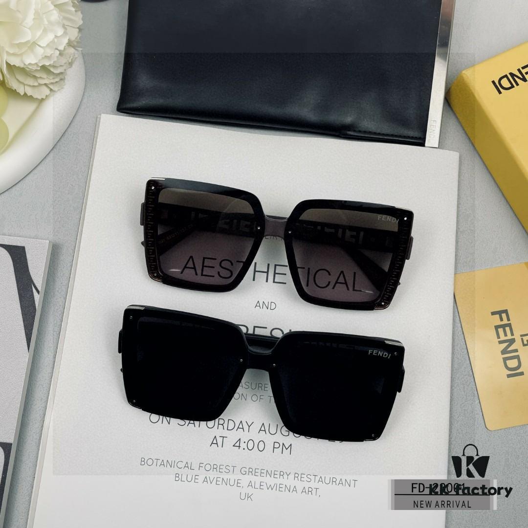 FENDI Italy | Polarized Sunglasses with TR90 Frame and Polylite Lenses
