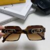 Fendi 2024 New Arrival Trendy European-American Style Square Sunglasses for Women, High-End Fashion UV-Protective Sunglasses In Stock