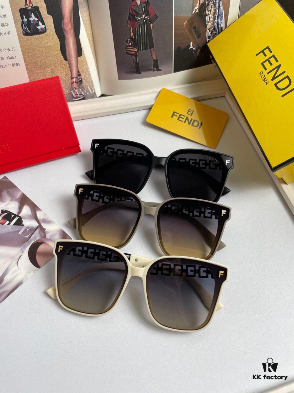 New Arrival: FENDI Women's Polarized Sunglasses with TR Frame, Imported Bolli High-Definition Polarized Lenses, Metal Logo on Temples, Luxury Custom Design, Stylish and Elegant, Perfect for Travel and Driving