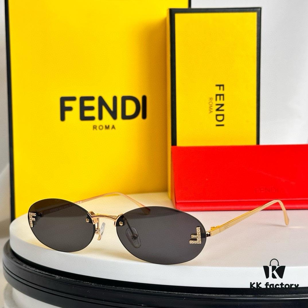 FFENDI* Dual F Inside and Out, OBE Custom. All Details Perfectly Matched, Truly 1:1 Replica. Model: FE4075US Size: 54-15-135 Sunglasses