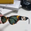 Fendi Cat-Eye Sunglasses for Women, Fashionable Metal Logo Designer Shades, High-End Stylish and Versatile Sunglasses