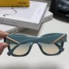 FENDI Fendi New Logo Design Minimalist Fashion Sunglasses with Zero-Curve Mirror Lenses
