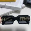 Fendi New Square Sunglasses for Men and Women, Fashionable Streetwear Style Shades