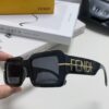 Fendi New Square Sunglasses for Men and Women, Fashionable Streetwear Style Shades