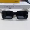 Fendi New Square Sunglasses for Men and Women, Fashionable Streetwear Style Shades