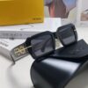 Fendi New Square Sunglasses for Men and Women, Fashionable Streetwear Style Shades