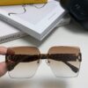 FENDI 2024 Spring New Arrival Trendy Fashion Square Polarized Sunglasses for Women, High-Quality Comfortable Wear, Influencer Popular Style
