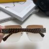 FENDI 2024 Spring New Arrival Trendy Fashion Square Polarized Sunglasses for Women, High-Quality Comfortable Wear, Influencer Popular Style