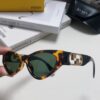 Fendi Cat-Eye Sunglasses for Women, Fashionable Metal Logo Designer Shades, High-End Stylish and Versatile Sunglasses