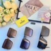 Fendi Sunglasses for Women, Korean Style, Premium Square Frame, Face-Slimming UV Protection, HD Driving Sunglasses