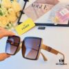 Fendi Sunglasses for Women, Korean Style, Premium Square Frame, Face-Slimming UV Protection, HD Driving Sunglasses