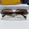 FENDI 2024 Spring New Arrival Trendy Fashion Square Polarized Sunglasses for Women High-Quality Comfortable Wear Influencer Style HD Polarized Sun Glasses