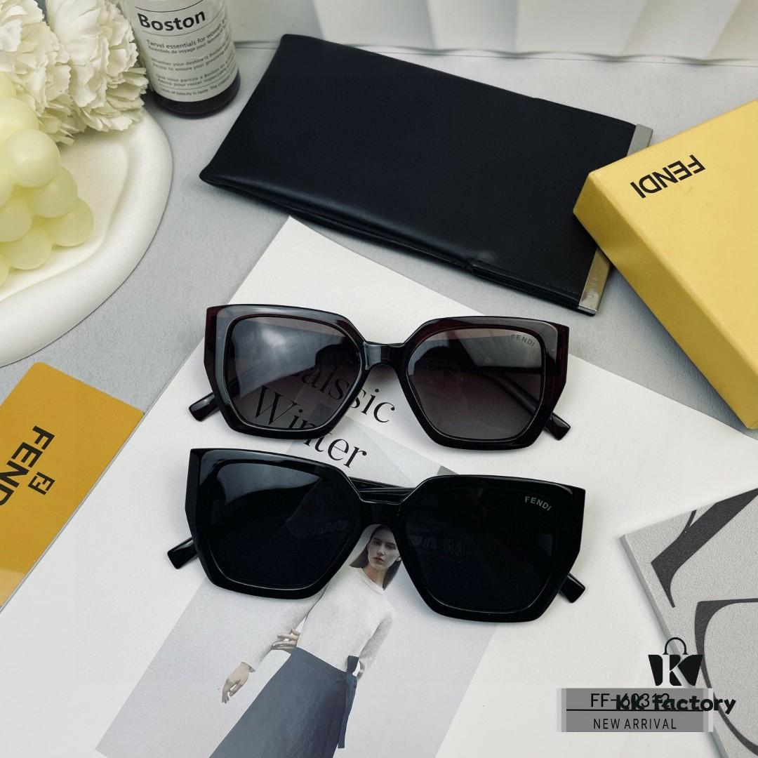 FENDI Italy - Polarized Sunglasses with TR90 Frame and Polymeric Lenses by Polaroid