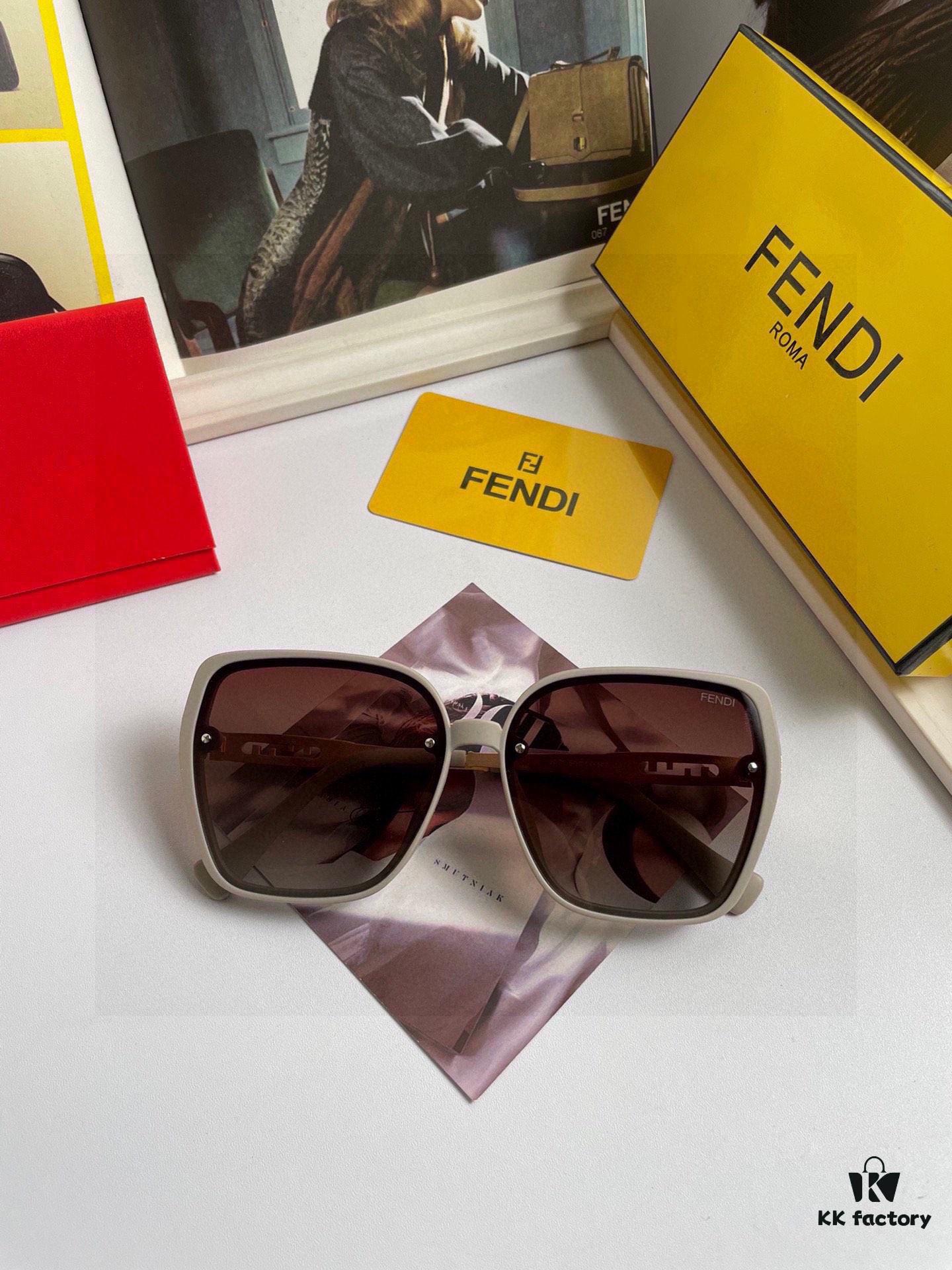 Fendi Women's Polarized Sunglasses, Fashionable Face-Framing Design, Luxury Style, 7233 Eyewear