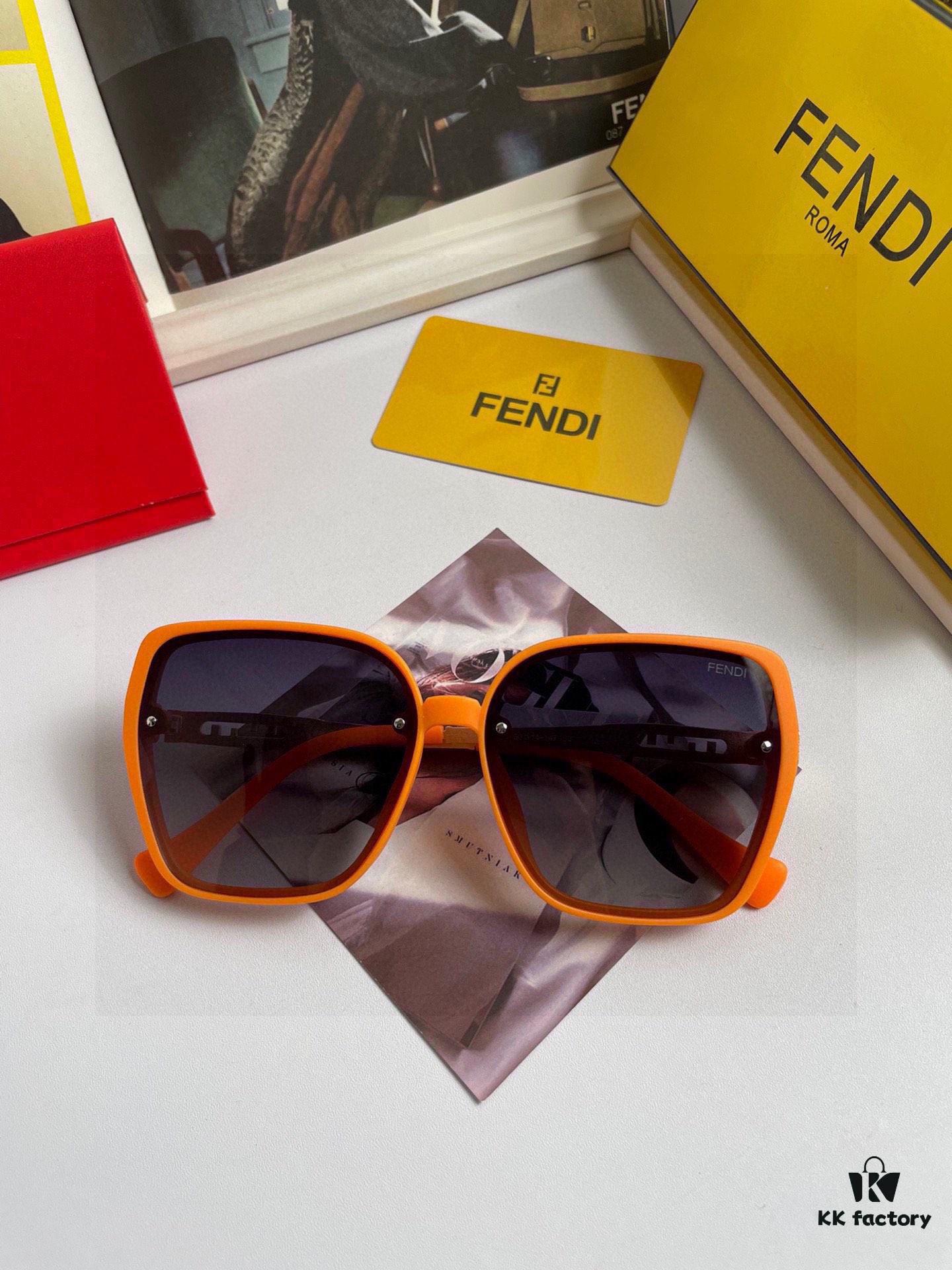 Fendi Women's Polarized Sunglasses, Fashionable Face-Framing Design, Luxury Style, 7233 Eyewear