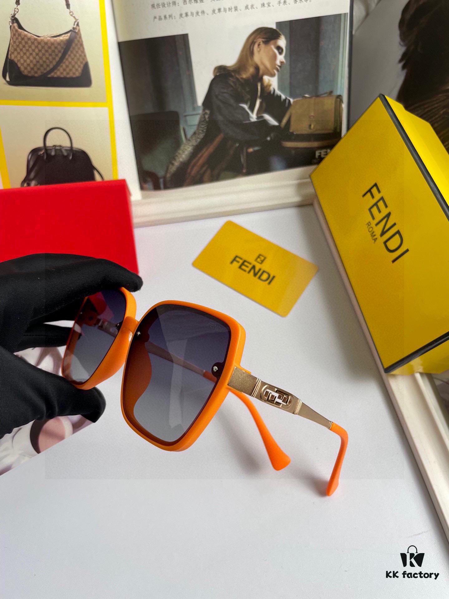 Fendi Women's Polarized Sunglasses, Fashionable Face-Framing Design, Luxury Style, 7233 Eyewear