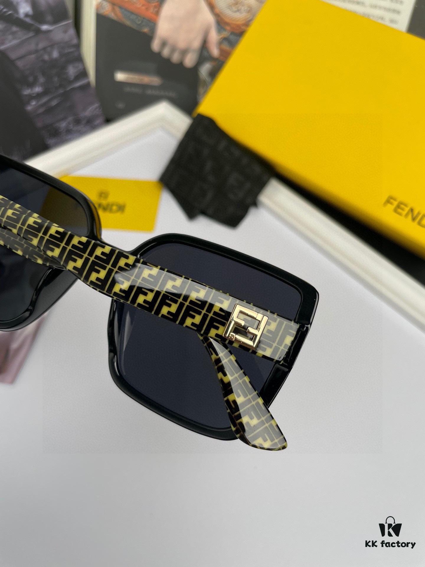 FENDI High-Quality Women's Polarized Sunglasses with TR90 Material