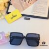 Fendi 2024 New Square Oversized Lightweight Luxury Women's Sunglasses, High-End Fashion Streetwear Style Featured on Xiaohongshu