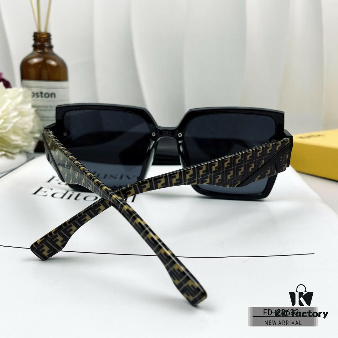FENDI Italy | New Arrival Sunglasses Model 28632 with Polarized POLAROID Resin Lenses, TR90 Frame Lightweight and Comfortable, Size 57-16-148