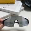 Fendi Running Glasses for Cycling and Marathon Sports, Unisex Outdoor Windproof Sunglasses with Large Frame