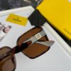 FENDI Original Quality Women's Polarized Sunglasses with TR90 Frame: Imported Polarized HD Lenses