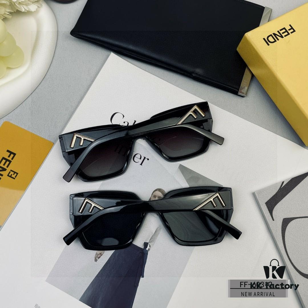 FENDI Italy | New Model Sunglasses with Polarized Lenses, Lightweight TR90 Frame, Stylish and Luxurious Design for Travel and Driving
