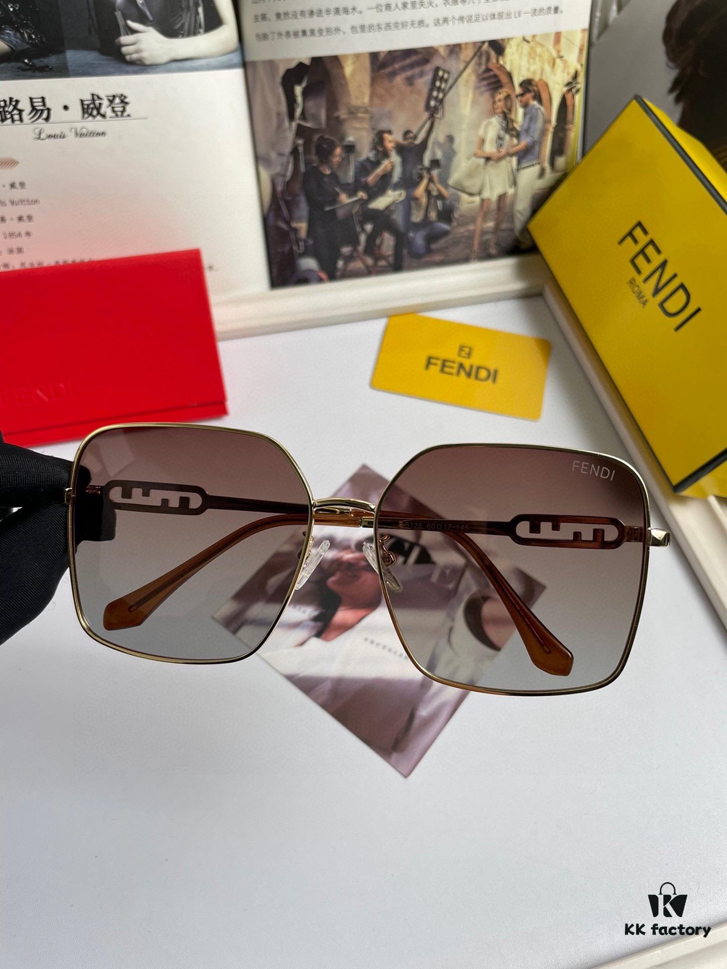New Fendi Polarized Sunglasses for Women - Stylish Face-Framing Design, Luxury Fashion Look
