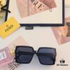 Fendi 2024 New Arrival F Logo Fashion Sunglasses Retro Trendy Square Frame UV Protection Slimming Sunglasses Ins Style